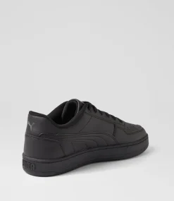 PUMA Sport School Shoes|Senior School Shoes-392290 CAVEN 2.0 PM BLACK DK GRAY SMOOTH