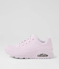 Women SKECHERS Sneakers|Wedges-73690 Uno Orchid Ice Durabuck Sneakers