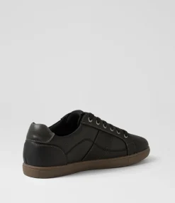 COLORADO Sneakers|Casuals-Ace Black Leather Sneakers