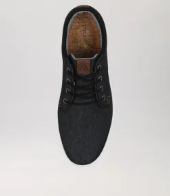COLORADO Sneakers|Casuals-Albatross Mw Black Denim Canvas Sneakers