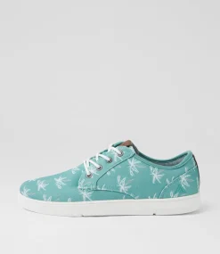 COLORADO Sneakers|Casuals-Albatross Mw Green Printed Canvas Sneakers