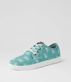 COLORADO Sneakers|Casuals-Albatross Mw Green Printed Canvas Sneakers