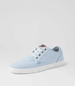 COLORADO Sneakers|Casuals-Albatross Mw Sky Blue Weave Canvas Sneakers