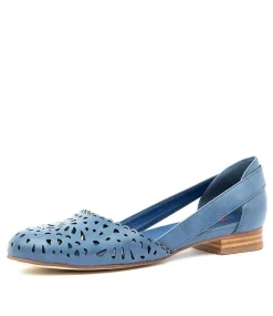 Women I LOVE BILLY Flats-ALKOXY IL DENIM SMOOTH