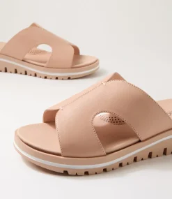 Women SUPERSOFT Comfort|Sandals-Allium Dark Nude Leather Sandals
