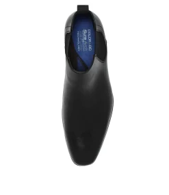COLORADO CRAFTSMAN Boots|Dress Shoes-Alpha Black Leather Chelsea Boots