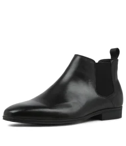 COLORADO CRAFTSMAN Boots|Dress Shoes-Alpha Black Leather Chelsea Boots