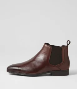 COLORADO CRAFTSMAN Dress Shoes|Boots-Alpha Dark Brown Leather Chelsea Boots