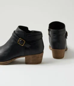 Women I LOVE BILLY Boots-Altoner Black Ankle Boots