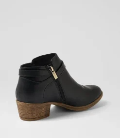 Women I LOVE BILLY Boots-Altoner Black Ankle Boots