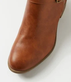 Women I LOVE BILLY Boots-Altoner Cognac Ankle Boots