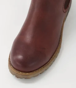 Women COLORADO Boots|Comfort-Amo Mid Brown Leather Ankle Boots