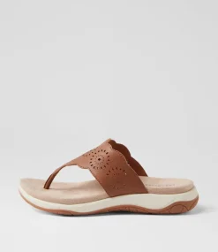 Women COLORADO Comfort|Slides-Aneto Tan Leather Slides