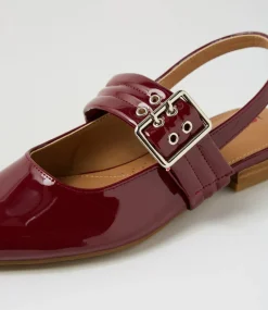 Women I LOVE BILLY Flats-Angelli Wine Patent Pu Flat Shoes