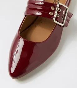 Women I LOVE BILLY Flats-Angelli Wine Patent Pu Flat Shoes