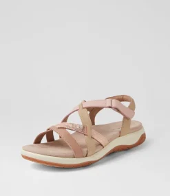 Women COLORADO Comfort|Flats-Ankaro Rose Leather Sandals