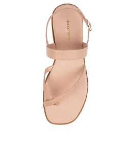 Women DIANA FERRARI Flats|Sandals-ANORD DK NUDE LEATHER