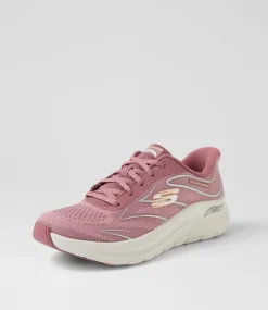 Women SKECHERS Sneakers-Arch Fit 2 Dark Mauve Mesh Sneakers