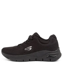 Women SKECHERS Sneakers-ARCH FIT BIG APPEAL BLACK BLACK SNEAKERS