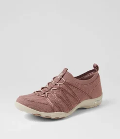 Women SKECHERS Sneakers-Arch Fit Comfy Mauve Mesh Sneakers