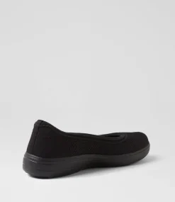 Women SKECHERS Sneakers-Arch Fit Inspire Black Knit Sneakers