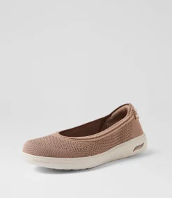 Women SKECHERS Sneakers-Arch Fit Inspire Mocha Knit Sneakers