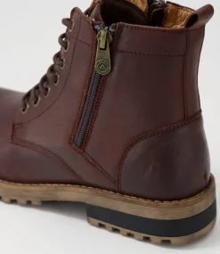Women COLORADO Boots|Comfort-Arjo Mocca Leather Ankle Boots