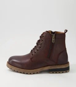 Women COLORADO Boots|Comfort-Arjo Mocca Leather Ankle Boots
