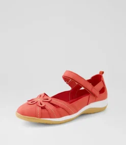 Women I LOVE BILLY Flats-Arkour Rust Nubuck Pu Flat Shoes