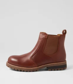 Women COLORADO Boots|Comfort-Arvada Cognac Burnished Leather Calf Boots