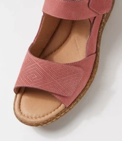 Women COLORADO Comfort|Flats-Asher Blush Leather Sandals