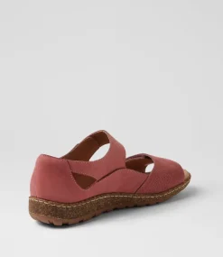 Women COLORADO Comfort|Flats-Asher Blush Leather Sandals