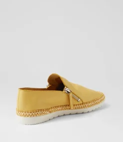 Women DIANA FERRARI Flats-Ashli Yellow Multi Flat Shoes