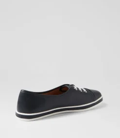 Women SUPERSOFT Comfort|Sneakers-Augusts Navy Leather Sneakers