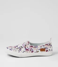 Women BLOWFISH Sneakers-Aussie Off White Boho Canvas Sneakers