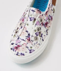 Women BLOWFISH Sneakers-Aussie Off White Boho Canvas Sneakers