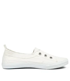 Women BLOWFISH Sneakers-AUSSIE WHITE CANVAS