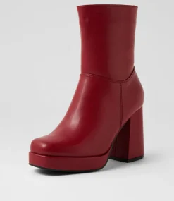 Women I LOVE BILLY Boots-Baddies Cherry Ankle Boots