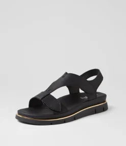 Women I LOVE BILLY Flats|Sandals-Baer Black Sandals