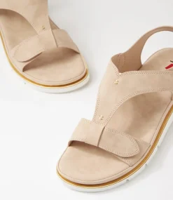 Women I LOVE BILLY Flats|Sandals-Baer Sand Nubuck Pu Sandals