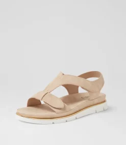 Women I LOVE BILLY Flats|Sandals-Baer Sand Nubuck Pu Sandals