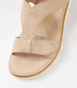 Women I LOVE BILLY Flats|Sandals-Baer Sand Nubuck Pu Sandals