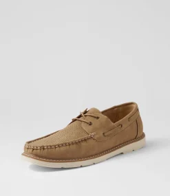 UNCUT Casuals-Barnaby Brown Lace Up Flats