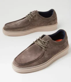 COLORADO Casuals-Barris Maron Suede Lace Up Flats