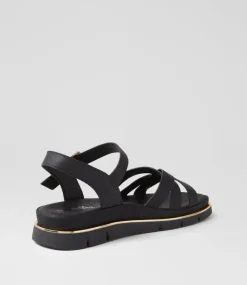 Women I LOVE BILLY Flats|Sandals-Barsala Black Sandals