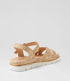Women I LOVE BILLY Flats|Sandals-Barsala Sand Hatch Sandals