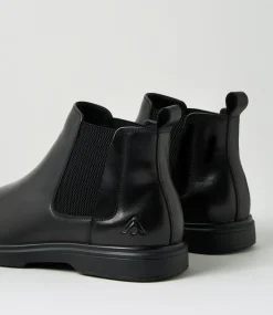 COLORADO Boots|Casuals-Bart Black Leather Chelsea Boots