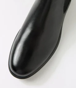 COLORADO Boots|Casuals-Bart Black Leather Chelsea Boots