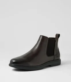 COLORADO Boots|Casuals-Bart Dark Brown Leather Chelsea Boots