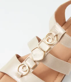 Women SUPERSOFT Flats|Comfort-Bartie Rose Shimmer Suede Sandals